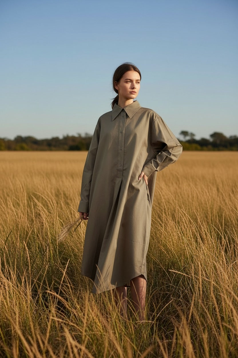 The PERFECT Italy Dress Olive