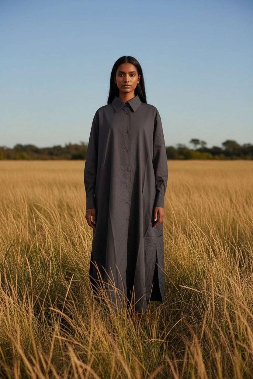 The PERFECT Emmely Long Dress Dark Brown