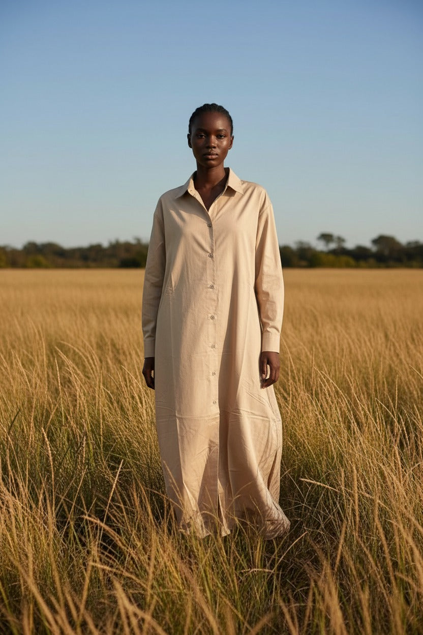 The PERFECT Emmely Long Dress Camel