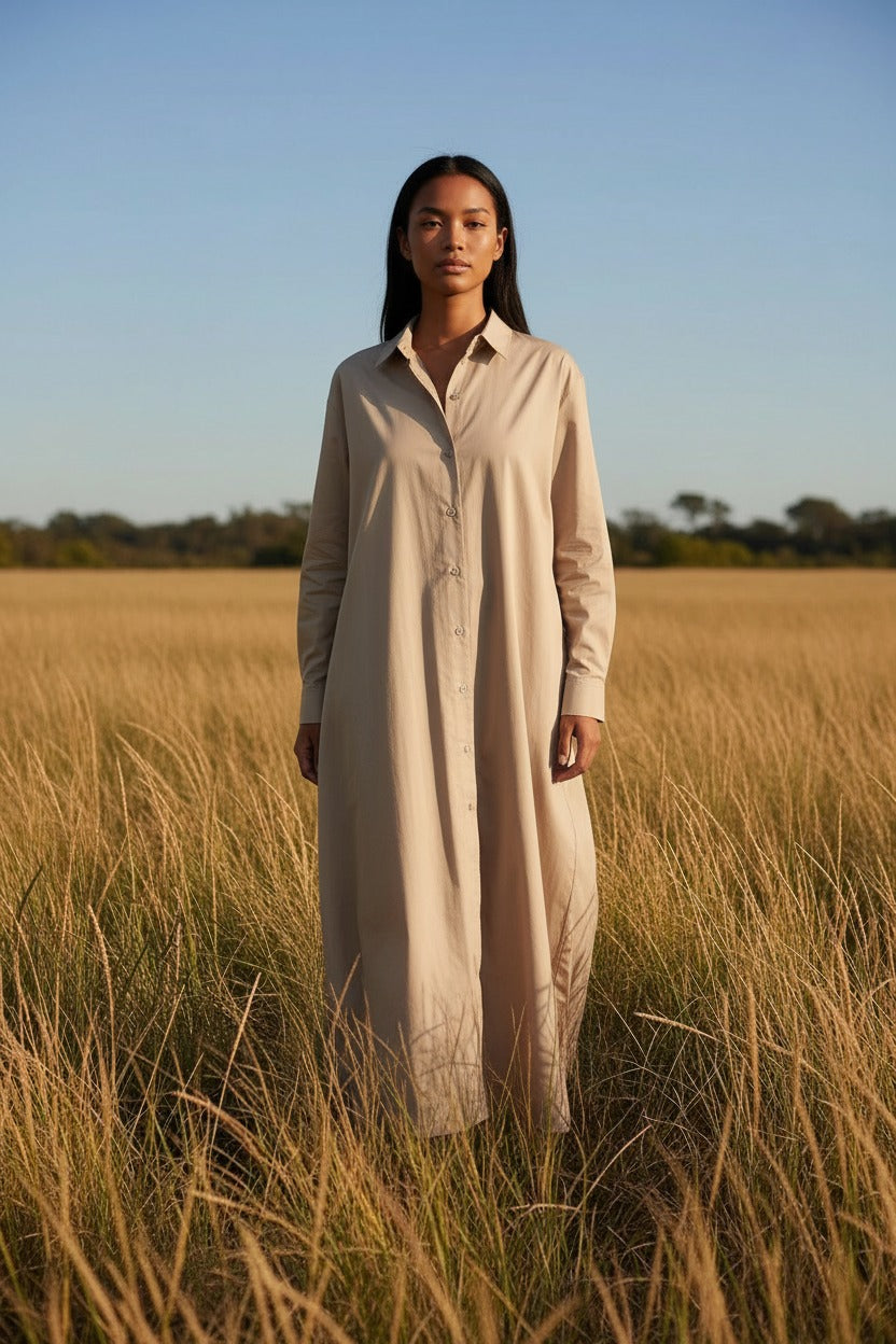 The PERFECT Emmely Long Dress Camel
