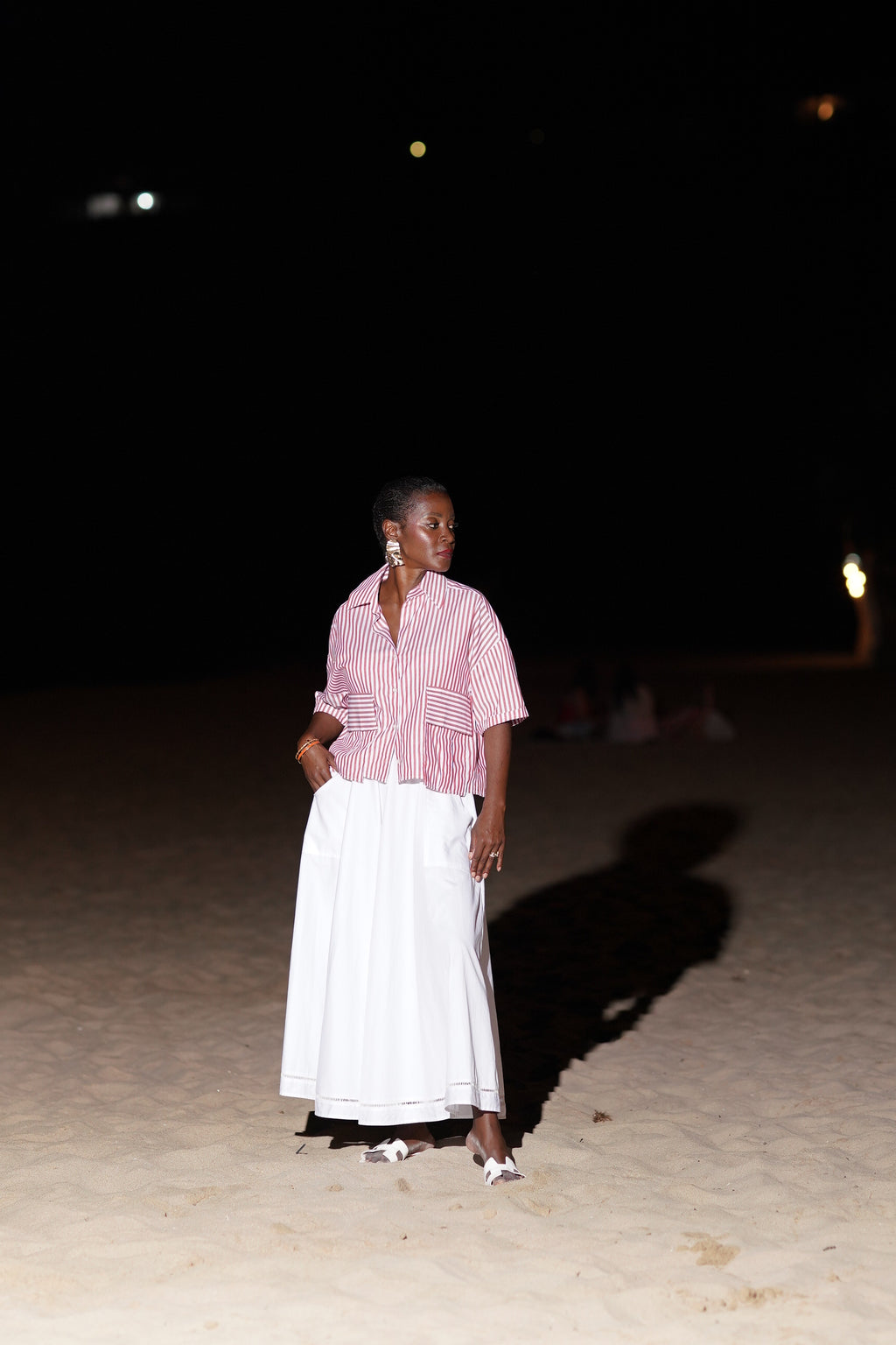 The PERFECT Dijon Skirt White