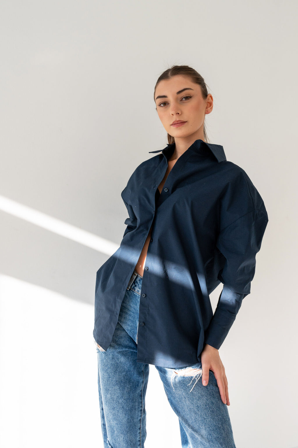 The PERFECT Miami Blouse Blue