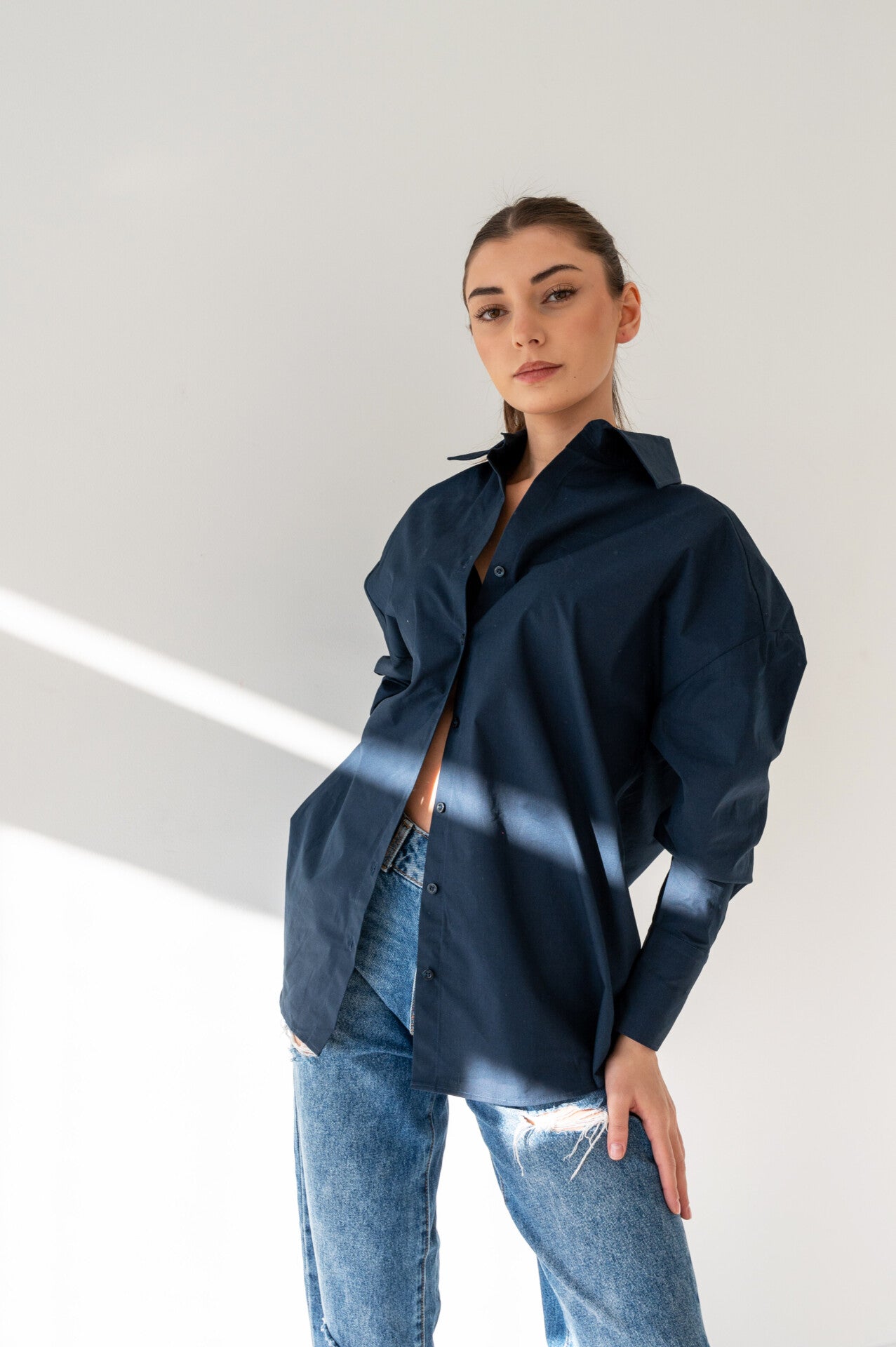 The PERFECT Miami Blouse Blue