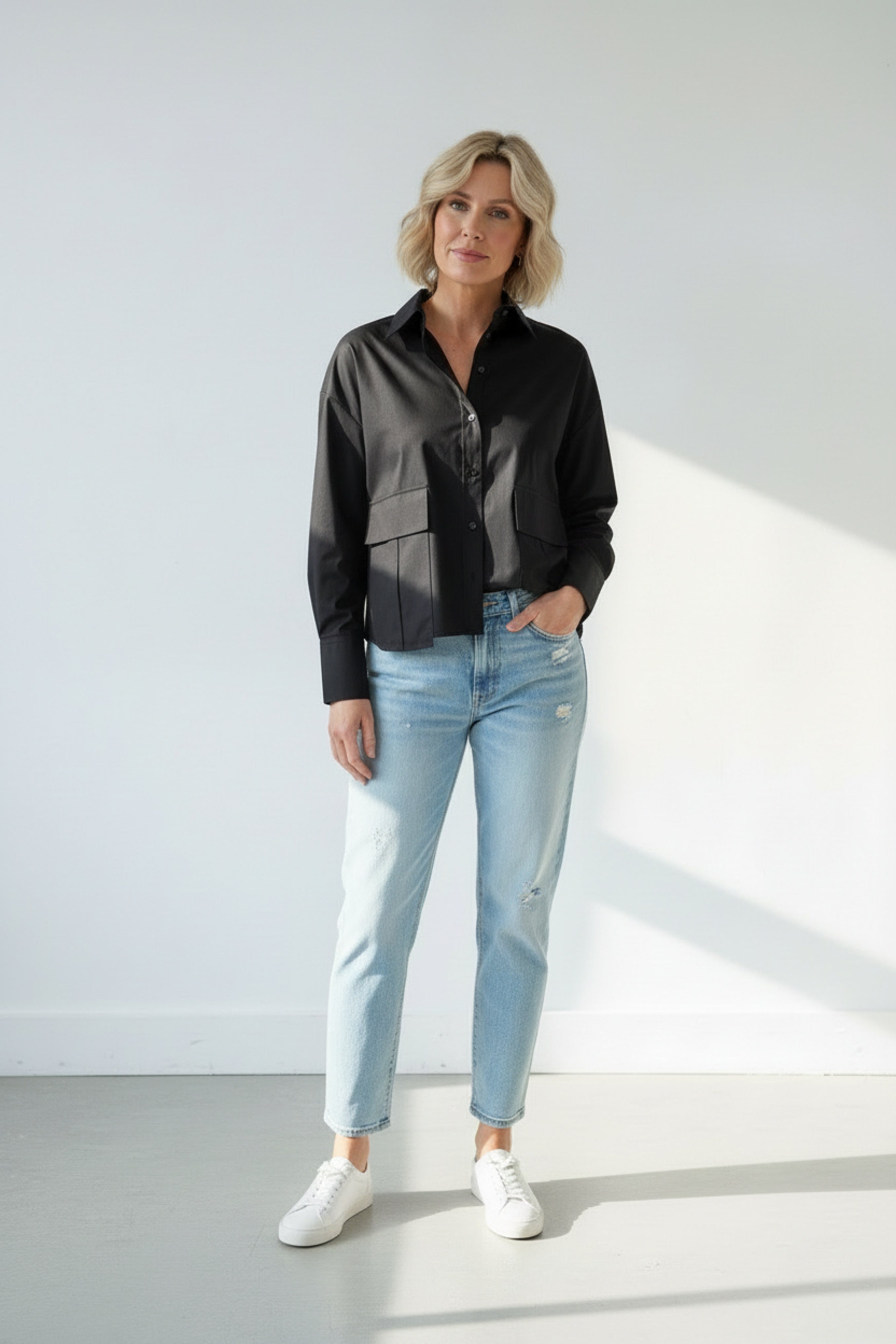 The PERFECT Berlin Blouse Black