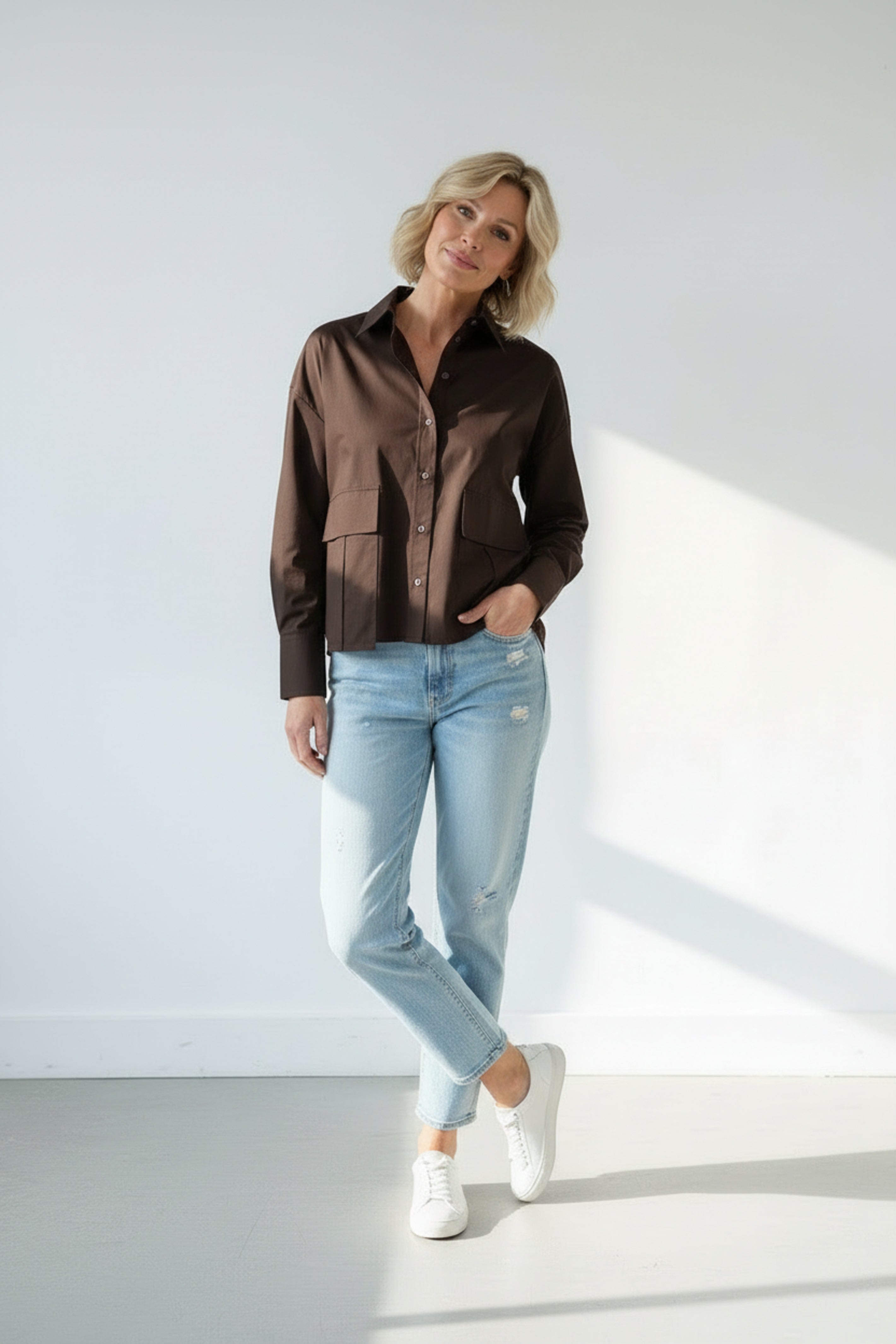 The PERFECT Berlin Blouse Brown