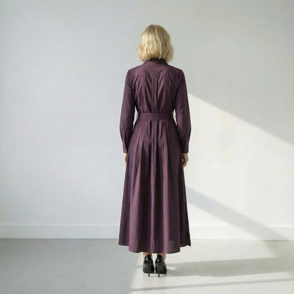 The perfect burgundy dress