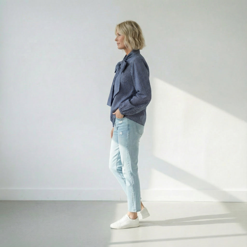 The PERFECT Krefeld Blouse Blue/Multi
