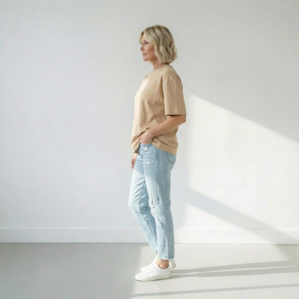 The Perfect Beige T-shirt