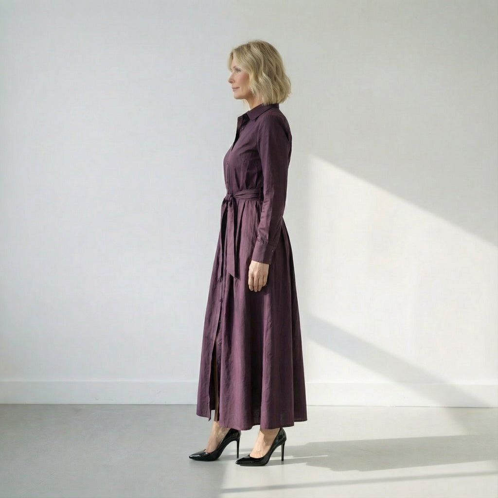 The perfect burgundy dress
