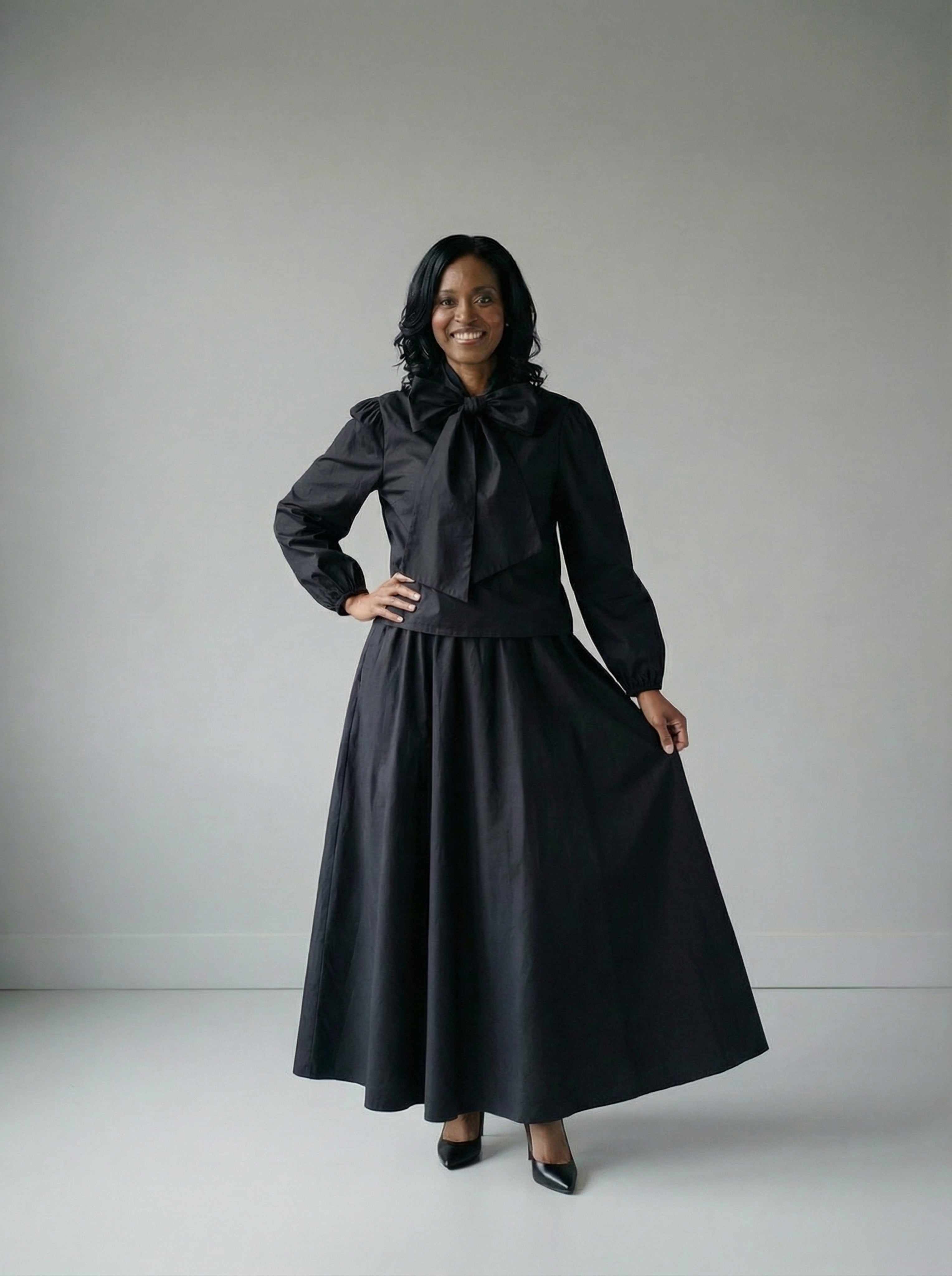 The PERFECT Aken Blouse Black