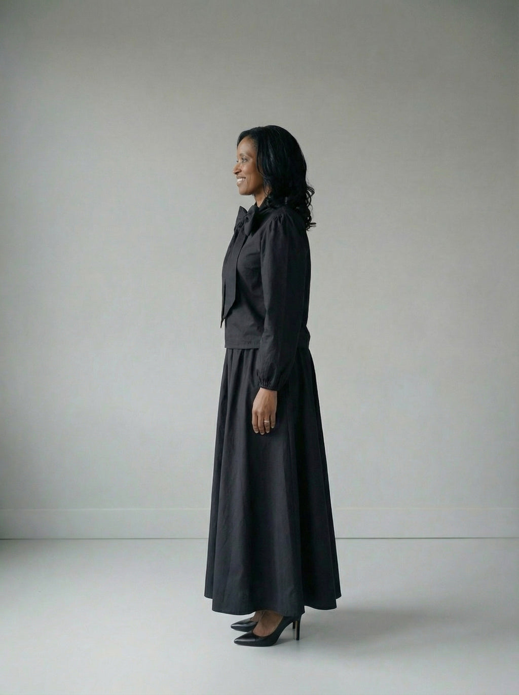 The PERFECT Aken Blouse Black